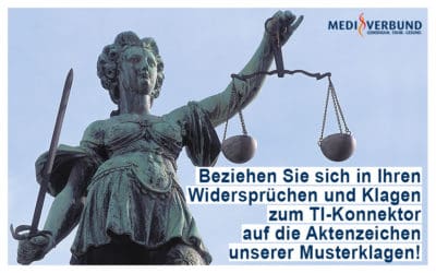 Die Aktenzeichen unserer Musterklagen für Ihre Widersprüche und Klagen